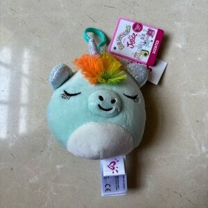 Squishmallow Justice Unicorn Keychain